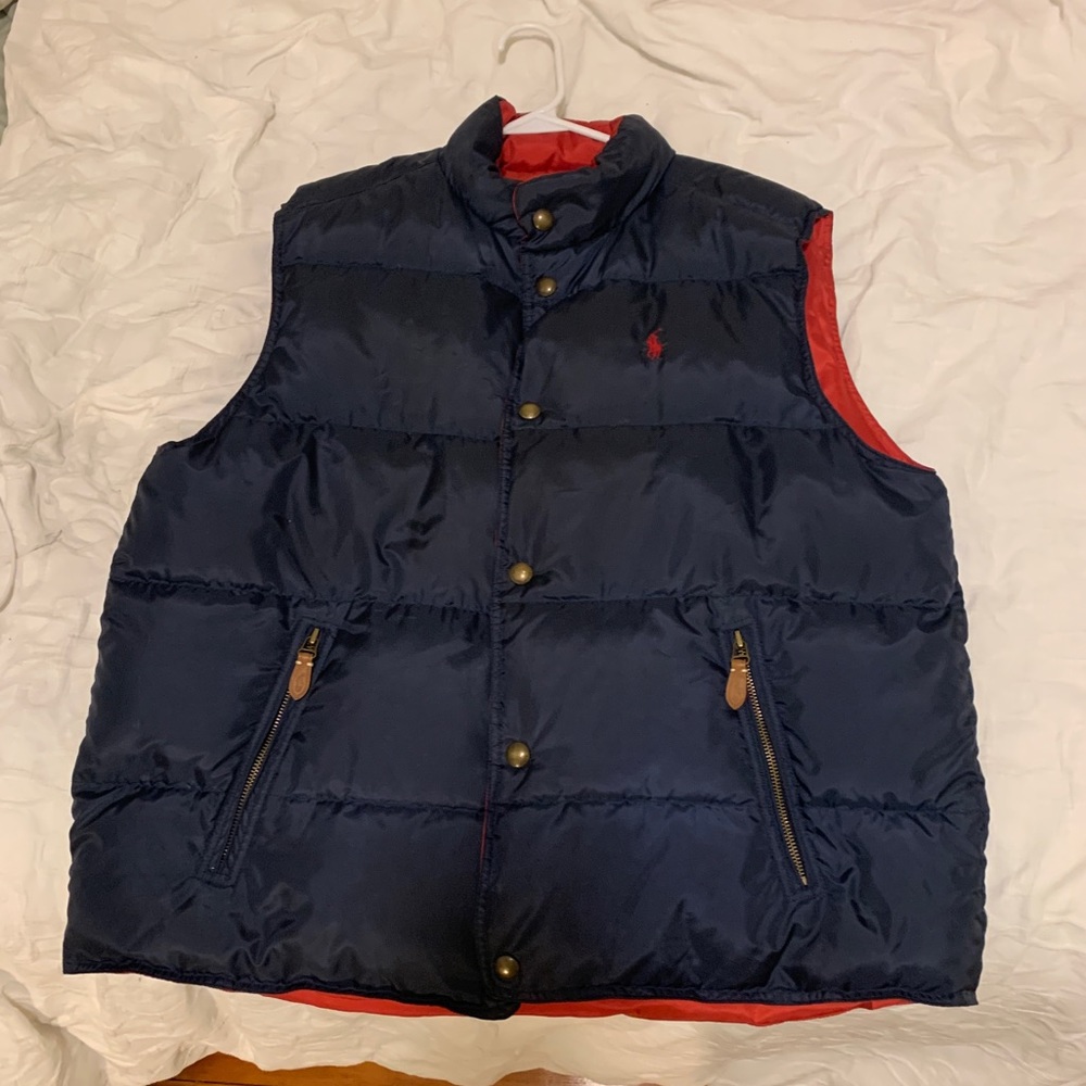 Polo REVERSIBLE Puffer Down Material Vest